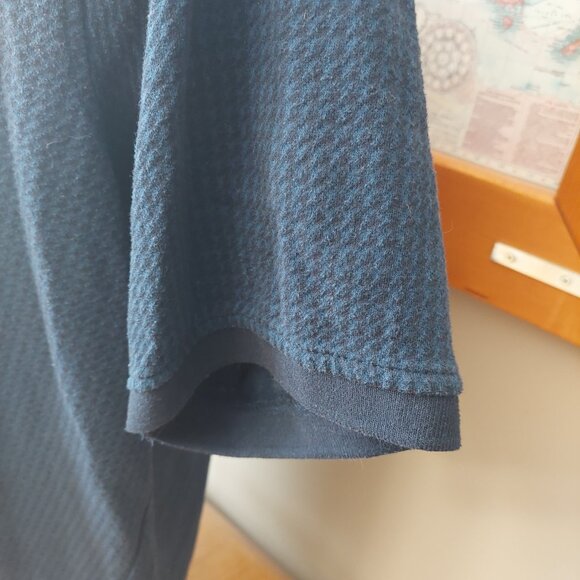 Denver Hayes Classic Fit Navy Patterned Polo Golf Shirt Men's Size Large - Picture 4 of 10